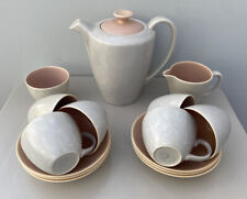 POOLE POTTERY TWINTONE 1960s COFFEE SET IN PINK /SEAGULL C50 for sale  SWANSEA