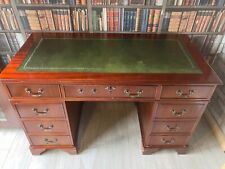 Leather topped desk for sale  WARRINGTON