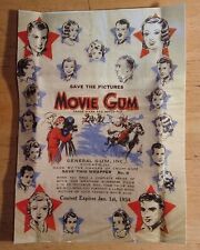 1933 movie gum for sale  Vincentown