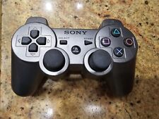 Pistola controladora Sony Dual Shock 3 gris metal PlayStation 3 PS3 PROBADO POR FABRICANTE DE EQUIPOS ORIGINALES segunda mano  Embacar hacia Argentina