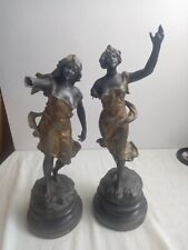 Vintage figurines pewter for sale  LEIGH