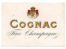Etichetta cognac fine usato  Padova