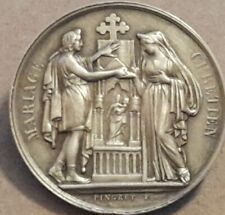 Broche médaille mariage d'occasion  La Charité-sur-Loire