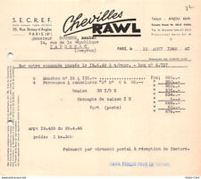 1948 invoice raw d'occasion  Expédié en Belgium