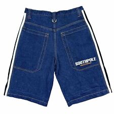 Shorts jeans skatista masculino vintage Y2K SouthPole Extreme Gear folgado tamanho 36 comprar usado  Enviando para Brazil