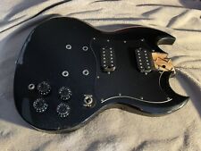 Cuerpo de guitarra eléctrica Gibson/Epiphone SG G-310 ébano negro cargado electrónica, usado segunda mano  Embacar hacia Argentina