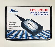 Used, KINGWIN Universal USB 2.0 to SSD/SATA/IDE Adapter for 2.5 & 3.5 Inch USI-2535 for sale  Shipping to South Africa