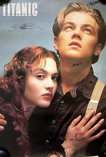 titanic poster movie signed for sale  Miami