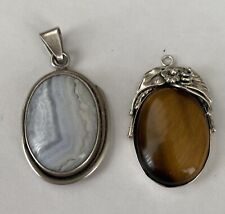 Agate amber silver for sale  PONTEFRACT