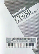 Banco de tonos Casio CT-650 teclado electrónico libro manual del propietario, reproducción. segunda mano  Embacar hacia Argentina