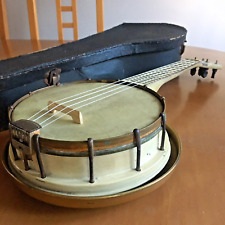 Vintage white banjolele for sale  TONBRIDGE