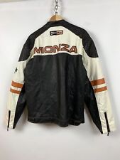 Jaqueta de couro masculina vintage Speedway Monza Racing Moto tamanho XL-XXL, usado comprar usado  Enviando para Brazil