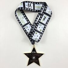 2016 Red Carpet Run Detroit MI 5k Finisher Medal & Ribbon Lanyard Running Fit, used for sale  Shipping to South Africa