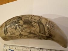 Scrimshaw whale tooth for sale  BIRMINGHAM