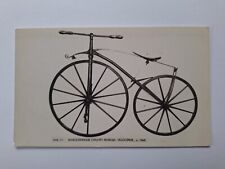 Used, Velocipede Bicycle c1868, Boneshaker, Hartlebury Worcestershire, Modern Postcard for sale  Shipping to South Africa