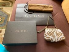 Nuevo en caja/regalo y bolsas de polvo Gucci blanco/bronce bolso con cuentas segunda mano  Embacar hacia Mexico