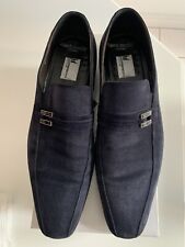 Russell & Bromley Moreschi Exposure Navy Suede Slip On Shoe Size UK 10 RRP £325, used for sale  Shipping to South Africa