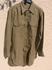 Occasion, Très belle chemise en laine US WW2 de 1944 (SHIRT, FLANNEL,OD,COAT STYLE) d'occasion  Toul