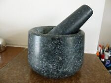 Used, Go Cook Black/Grey Granite Pestle & Mortar for sale  Shipping to South Africa