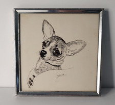 Chihuahua dog framed for sale  Escanaba