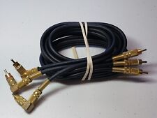 Conectores banhados a ouro com cabo RCA 3 áudio e vídeo AV 6 pés comprar usado  Enviando para Brazil