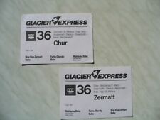 Zuglaufschild glacier express gebraucht kaufen  Deutschland
