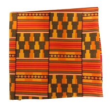 Tecido 100% algodão têxtil africano Supreme Kente tímido 2 jardas comprar usado  Enviando para Brazil