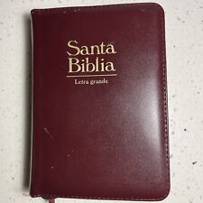 Santa Biblia Reina Valera 1960 Letra Grande Bíblia Sagrada Carta Vermelha Capa Espanhola  comprar usado  Enviando para Brazil