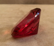 Red glass paperweight for sale  Naples