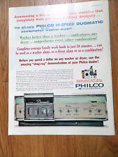 Philco Bendix 1960 combinación de lavadora secadora anuncio  segunda mano  Embacar hacia Argentina
