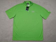 Camisa polo masculina Nike XL gola verde recursos turbo Dri Fit golfe poliéster comprar usado  Enviando para Brazil