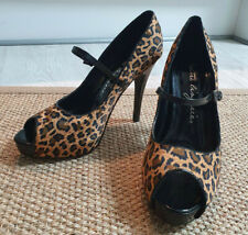 High heels leoparden gebraucht kaufen  Löhne