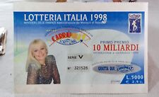 Biglietti lotteria italia usato  Reggio Calabria