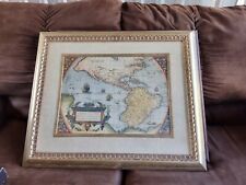 framed map world for sale  Lubbock