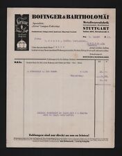 Stuttgart rechnung 1933 gebraucht kaufen  Delitzsch