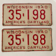 1940 wisconsin license for sale  Rochester