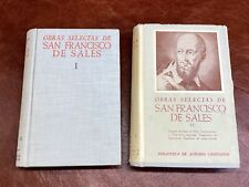Obras Selectas De San Francisco De Sales, 2 Tomos, 1953-1954, Editorial B.A.C., usado comprar usado  Enviando para Brazil