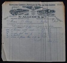 1913 paris invoice d'occasion  Expédié en Belgium