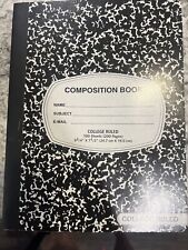 Composition notebook college for sale  North Port