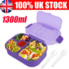 Compartments lunch box for sale  WALSALL