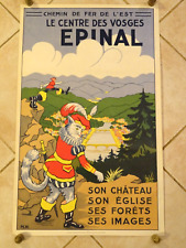 Ancienne affiche chemin d'occasion  Rupt-sur-Moselle