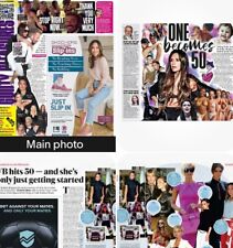 Spice Girls Reunion Posh Birthday Victoria Beckham Newspaper Clippings x3 comprar usado  Enviando para Brazil