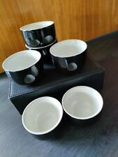Teeschalen schwarz weiß gebraucht kaufen  Geldern