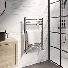 Duratherm Heated Towel Rail Curved Chrome 750 x 500mm for sale  Shipping to South Africa