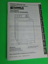 Kenmore 70/80/90 Series Washer/Washing Machine Owner's/Installation Manual  for sale  Athens