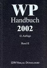 Handbuch 2002 wirtschaftsprüf gebraucht kaufen  Berlin