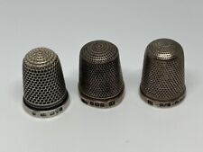 Vintage silver thimbles for sale  RUGBY