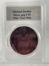 Michael Jordan 1995 Upper Deck NBA Pog Cap Rare Silver #45 Encapsulated NM/MINT for sale  Allentown