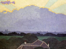 Pintura a óleo impressão paisagem nuvem-em-romanel-Felix-algodão arte feita à mão comprar usado  Enviando para Brazil