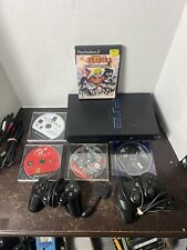 Sony PlayStation 2 Console - Black (SCPH-39001) 6 Game Bundle- Tested for sale  Shipping to South Africa